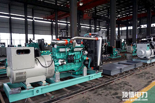 广西建工集团第五建筑工程公司与我公司成功签订320KW广西顶博发电机组制造